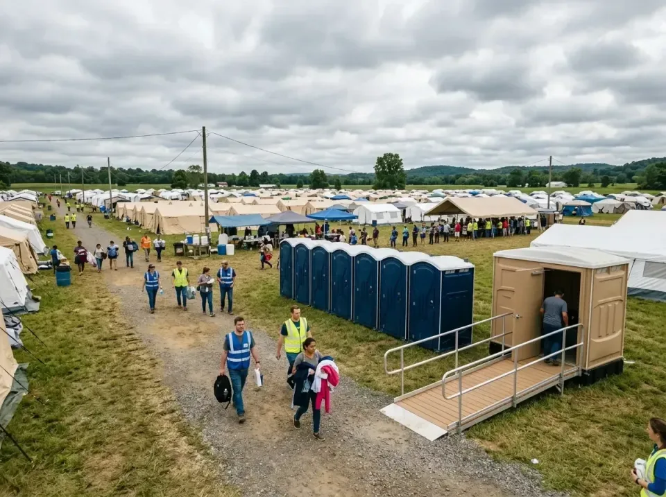 disaster-relief-camp-restrooms-010 — frequently asked questions, Dumpster & Portable Bathrooms Rental in Bull Run, VA